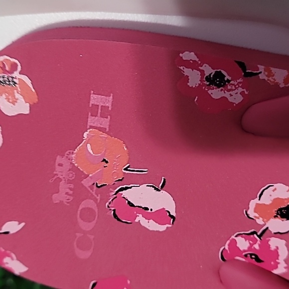 NWT, Coach Flip Flops size 7M - Picture 5 of 6